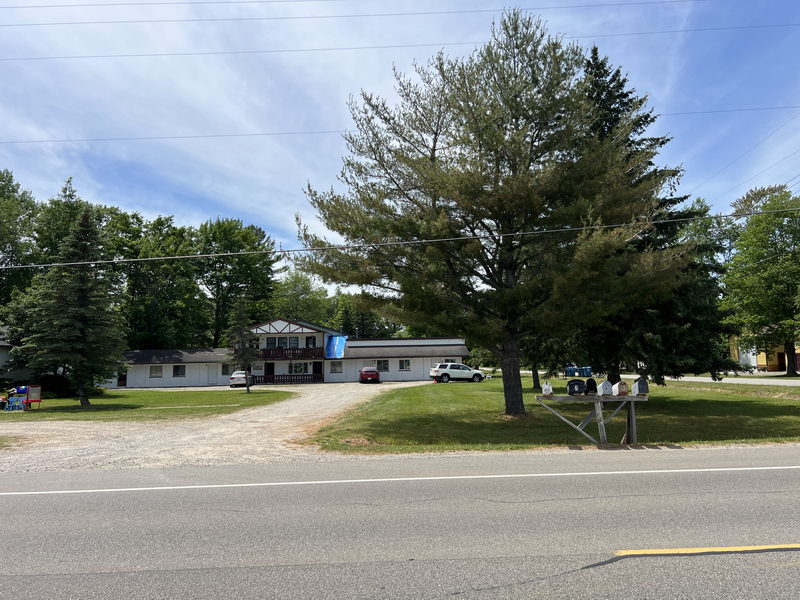 Undetermined Motel (Markey Township Hall) - June 15 2024 Photo (newer photo)